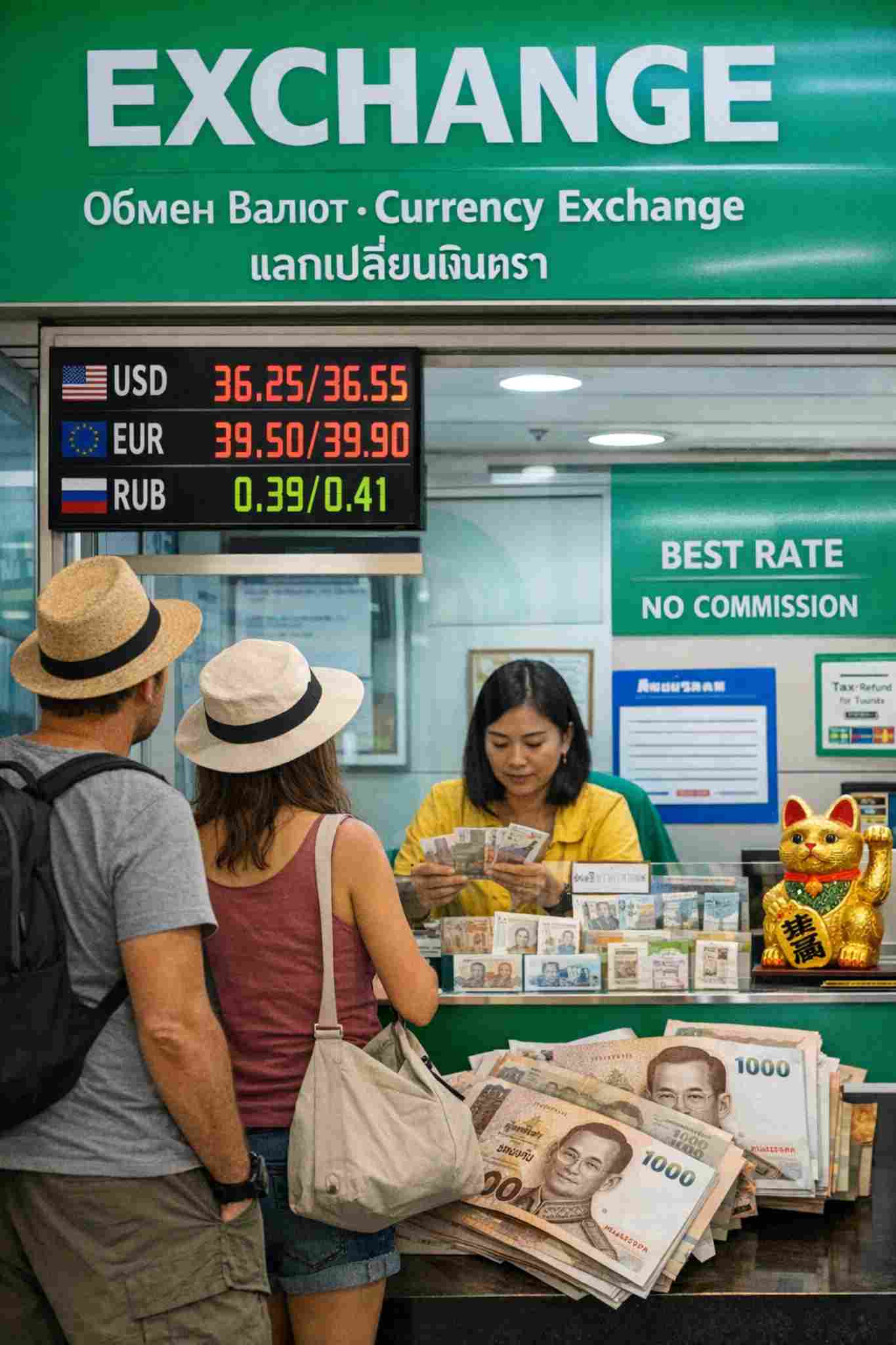 Какие деньги выгоднее взять в Таиланд?